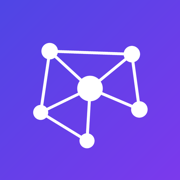 Icono de la app: una red de puntos enlazados